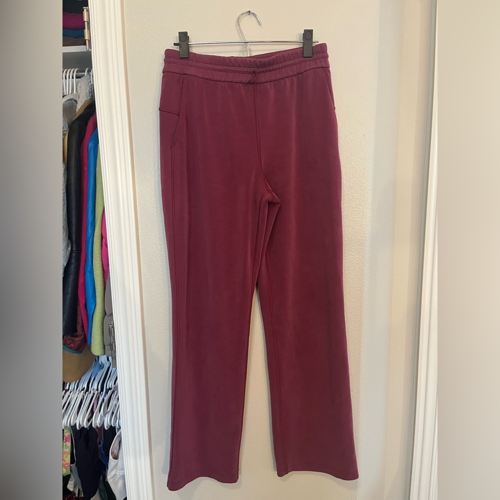 Burgundy Lounge Pants softstreme size 8